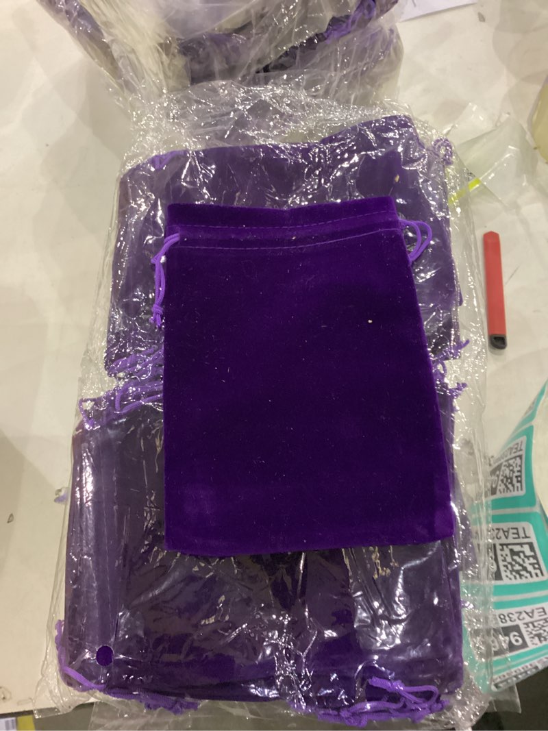Purple pouches