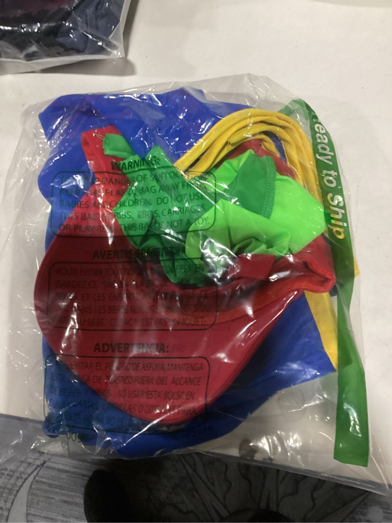 Condition photo showing As Is for gizmac costume hoodie cosplay jacket gloves hat sets for trainer blue small