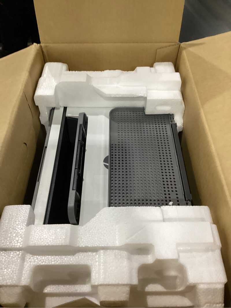 Condition photo showing As Is for used not tested hp laserjet mfp m234dw wireless printer, print, scan, copy, fast speeds, easy setup, mobile printing, best-for-small teams, instant ink eligible