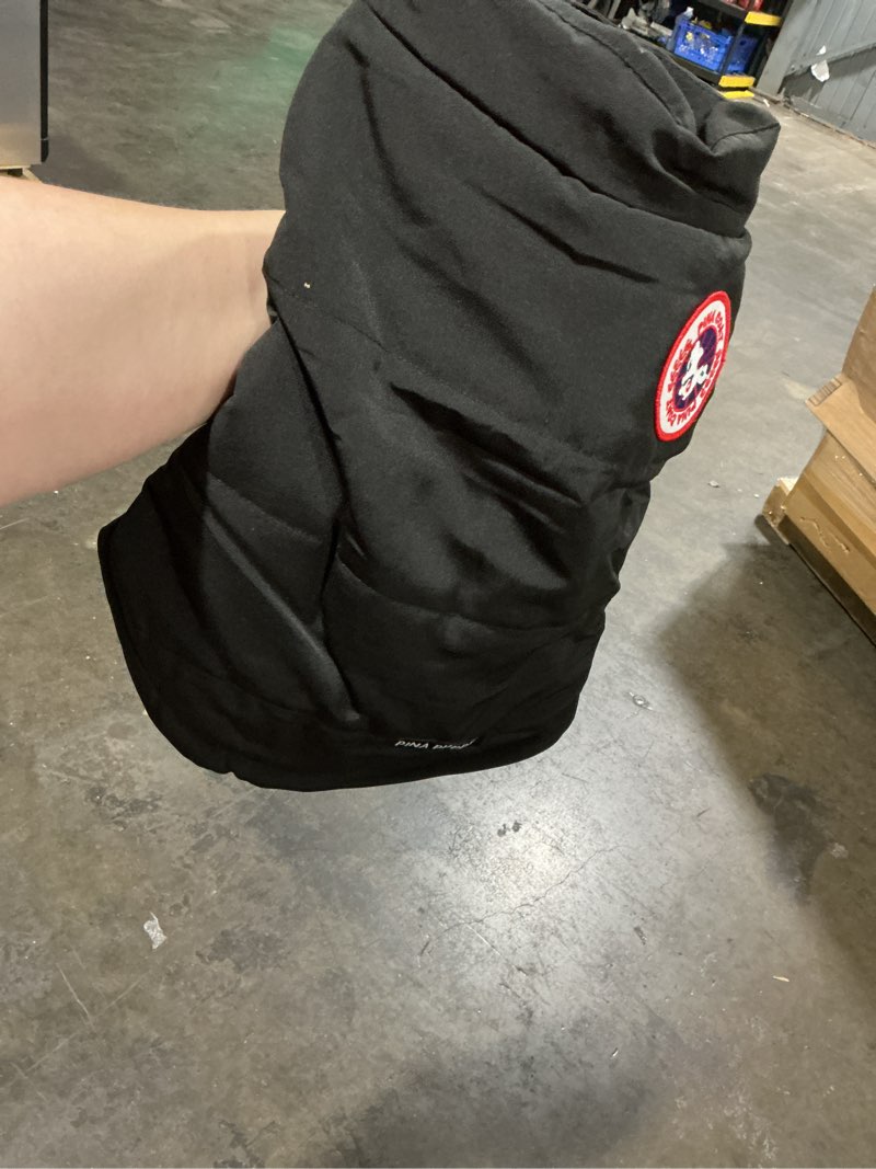 Condition photo showing Good Condition for PINA Dog Winter Coat With Buttons and Zipper - Windproof and Warm Vest Suitable for Small to Large Dogs, Black, L