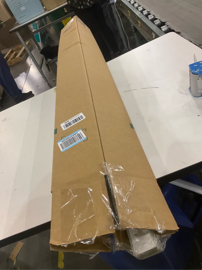 Condition photo showing As Is for ZSTARR PVC Light Blockers Blackout Light Blockers Side Tracks for Window Shades and Blinds Side Tracks for Blackout Shades Easy to Instal Light Blocking Strips for Bedroom (White, 58",2Pcs) L-shaped White-2pcs 58‘’