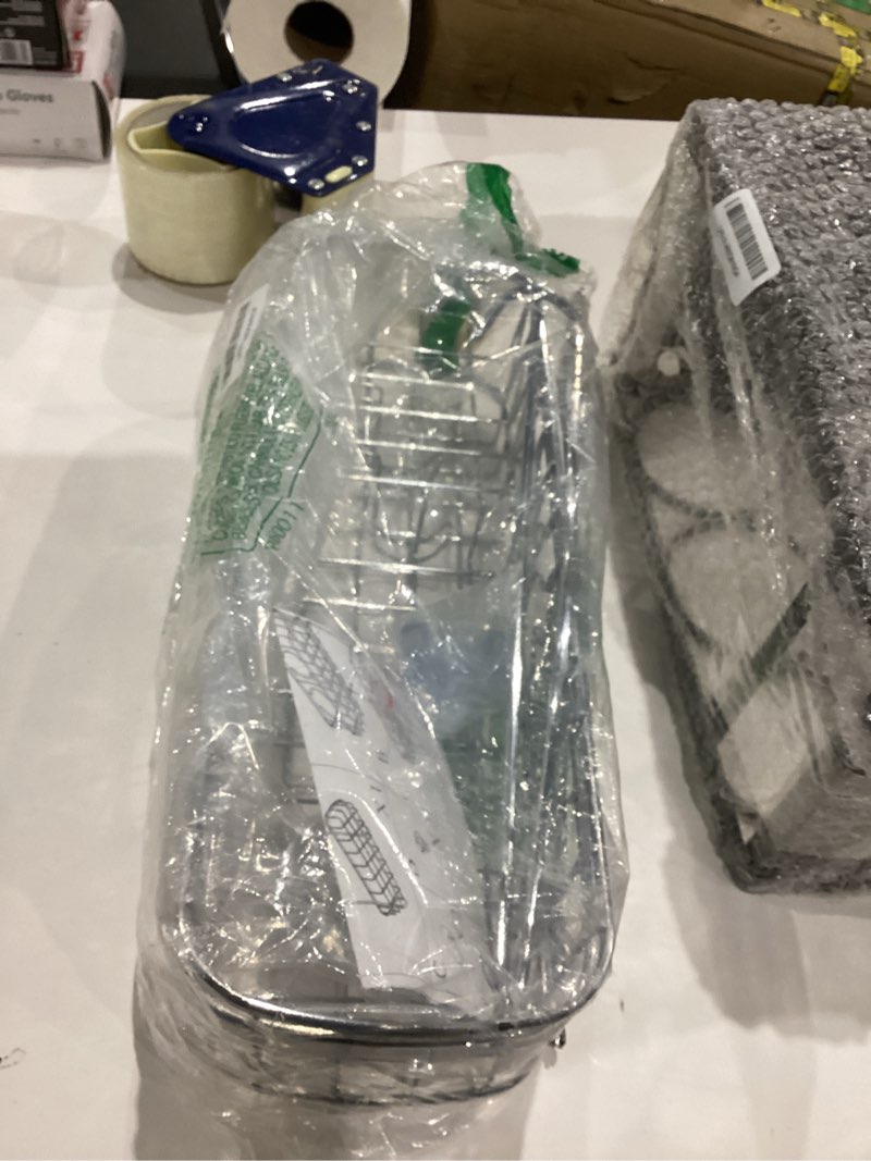 Condition photo showing Good Condition for simple houseware stainless steel bathroom hanging shower head caddy organizer (26 x 16 x 5.5 inches) large - 26" x 16" x 5.5"