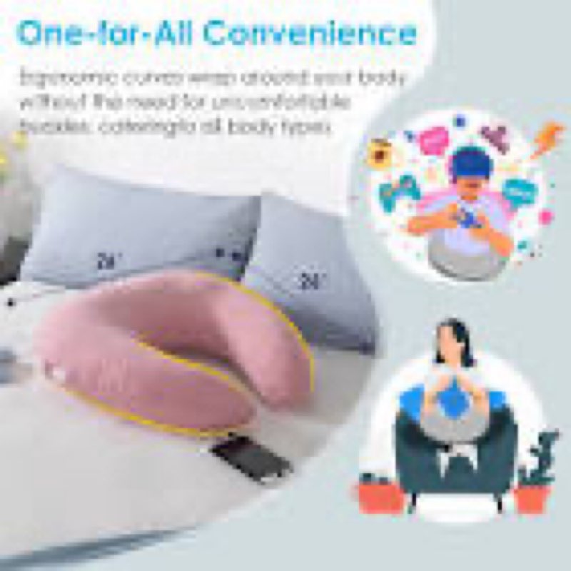 queen rose reading pillow for gaming, lap desk pillow for sitting in bed or sofa, compact arm suppor