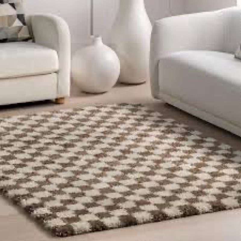 nuLOOM Adelaide Beige 4 ft. x 6 ft.