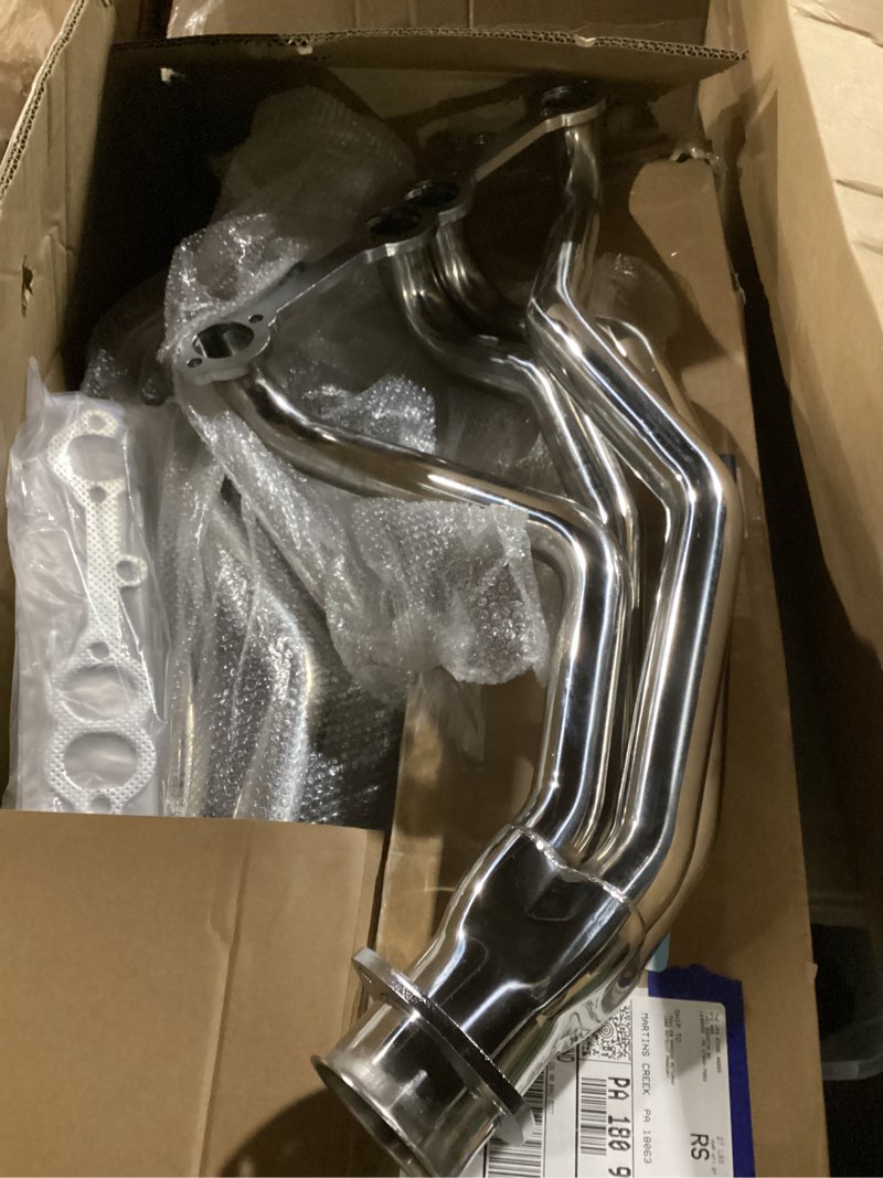 Condition photo showing New/Like New for exhaust manifold header for chevy camaro ss ls3 2010-2015 6.2 v8?2010 2011 2012 2013 2014 2015 chevy camaro exhaust header manifolds
