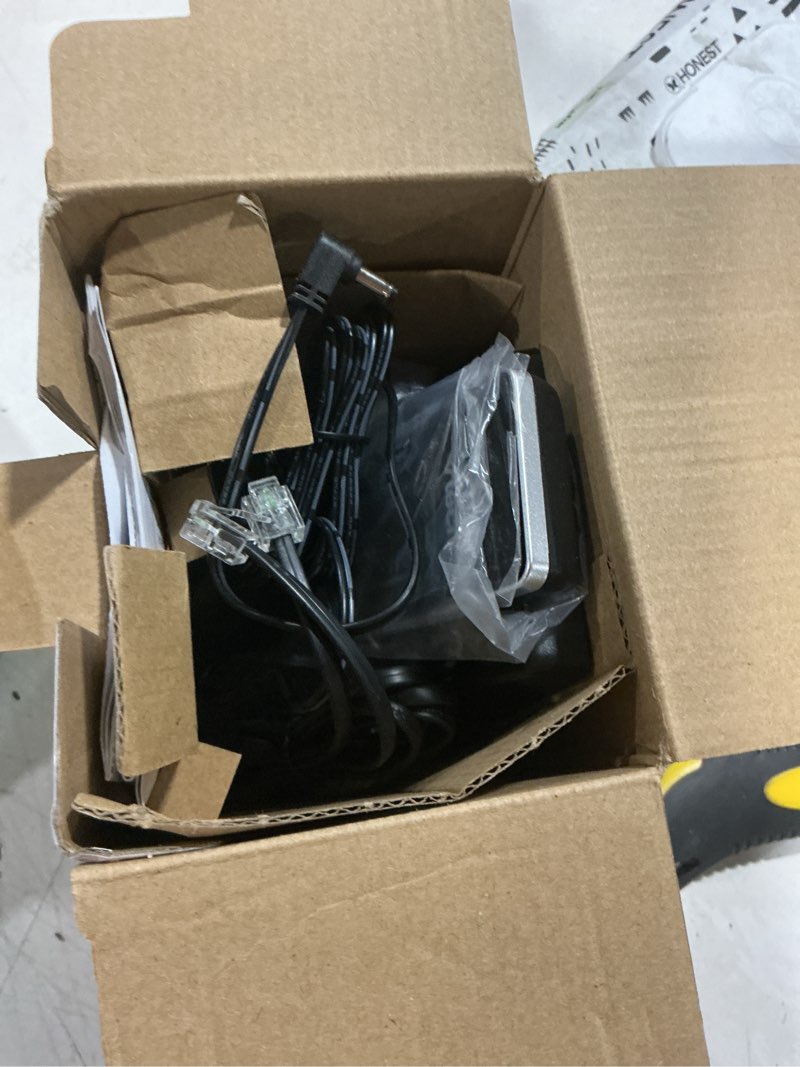 Condition photo showing As Is for vtech dect 6.0 expandable cordless phone with call block, cs6919 (silver & black)