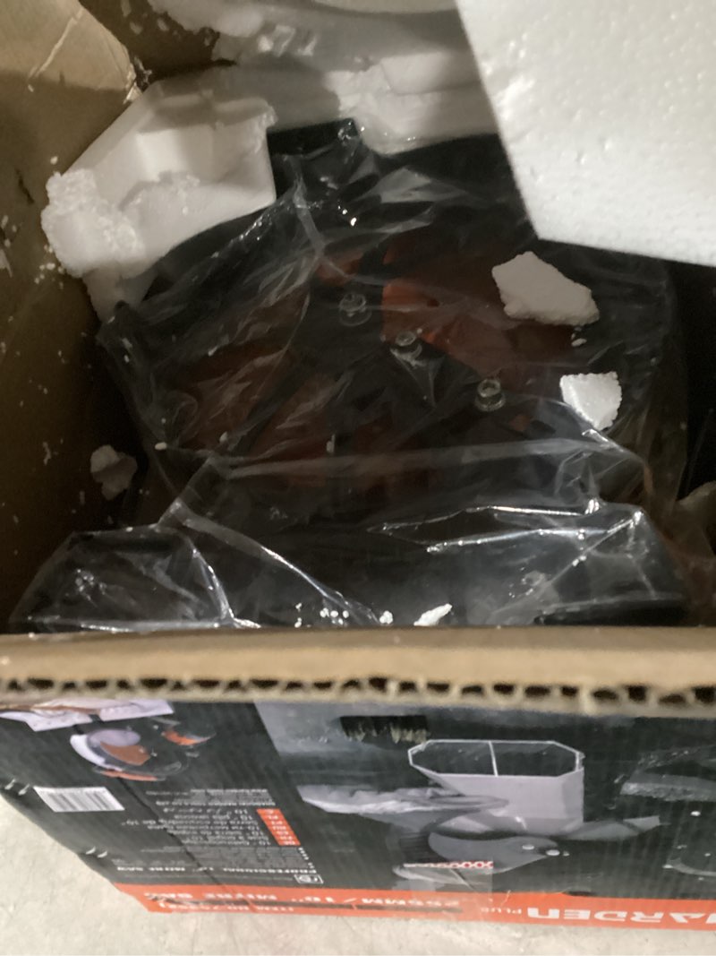 Condition photo showing New/Like New for harden professional 10 inches (255 mm) 1550w 110v mitre saw – fcc approved, 6000 rpm, copper wire induction motor, aluminum base, dust bag, accessories included