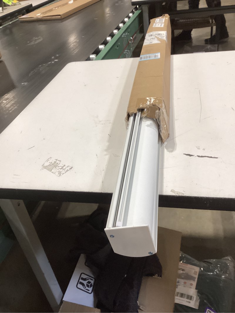 Condition photo showing Good Condition for chrisdowa cordless blackout roller shades for windows, striped free-stop window blinds with privacy, thermal insulated window shades for home, office and door. white, 35" w x 72" h 35"w x 72"h white
