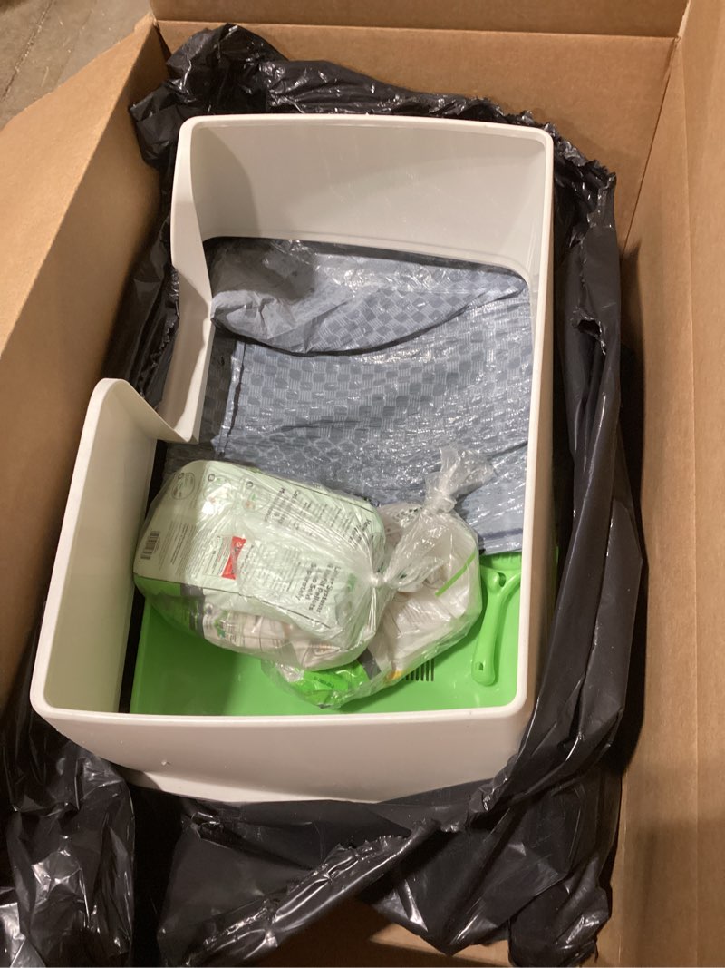Condition photo showing As Is for Purina Tidy Cats Litter System, Non-Clumping, Breeze XL All-in-One Odor Control & Easy Clean Multi Cat Box - 18 lb. Box
