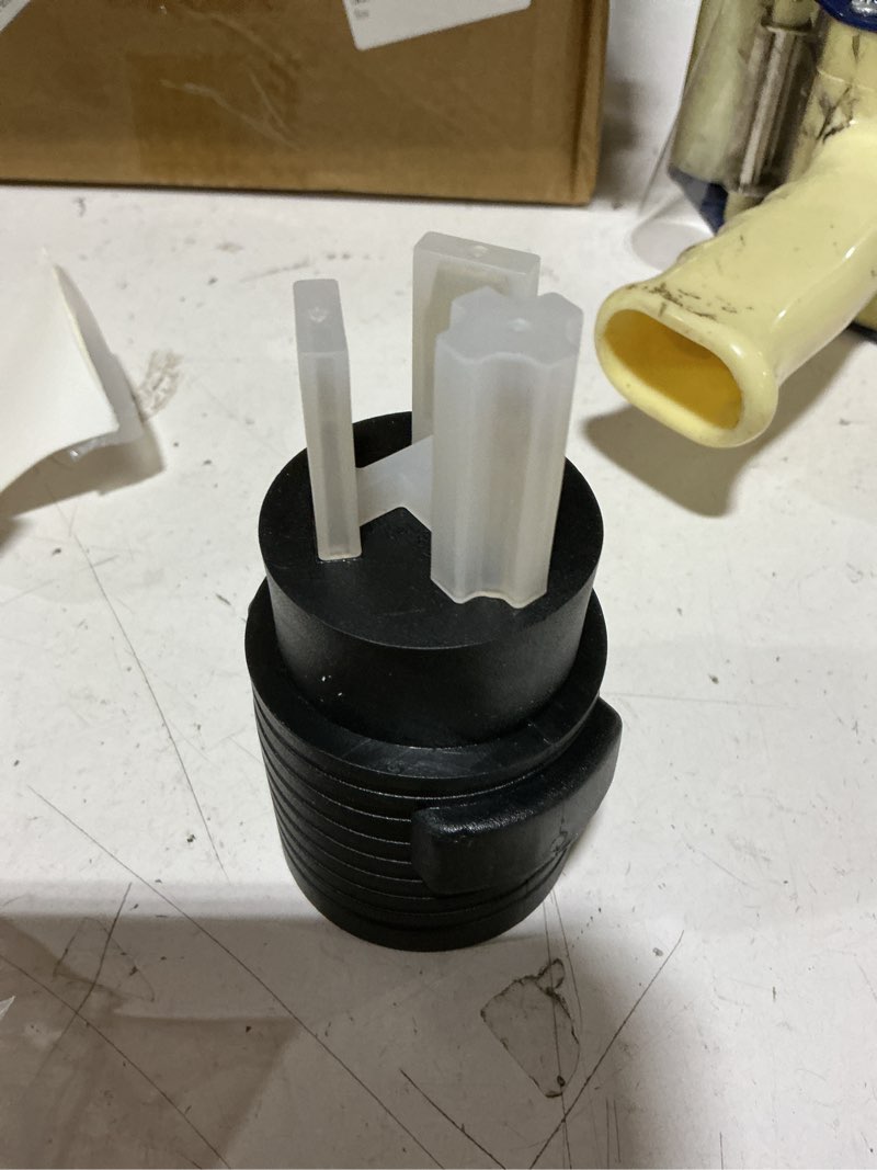 Condition photo showing New/Like New for tellegloww dryer adapter compatible with nema 10-30p to 14-30r 3 prong to 4 prong dryer adapter convert 10-30p plug to 14-30r receptacle, 220v 30 amp 4p newer dryer to 3p older house adapter | 220v outlet adapter, newer 4-wire dryer to older 3-wire receptacle, 10-30p plug to 14-30r socket