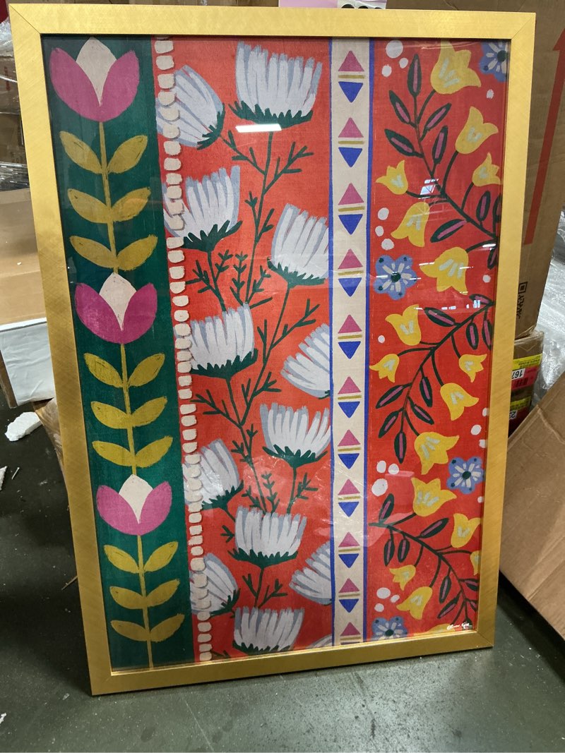 Bohemian Botanical Illustration by Birch Laneâo - Picture Frame 26”X38” 