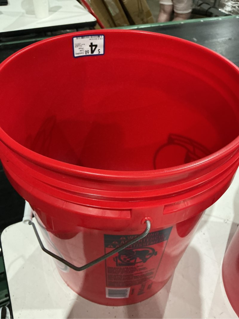 Condition photo showing As Is for wincraft sports cleveland guardians cleveland guardians 5 gallon(s) bpa-free plastic general bucket