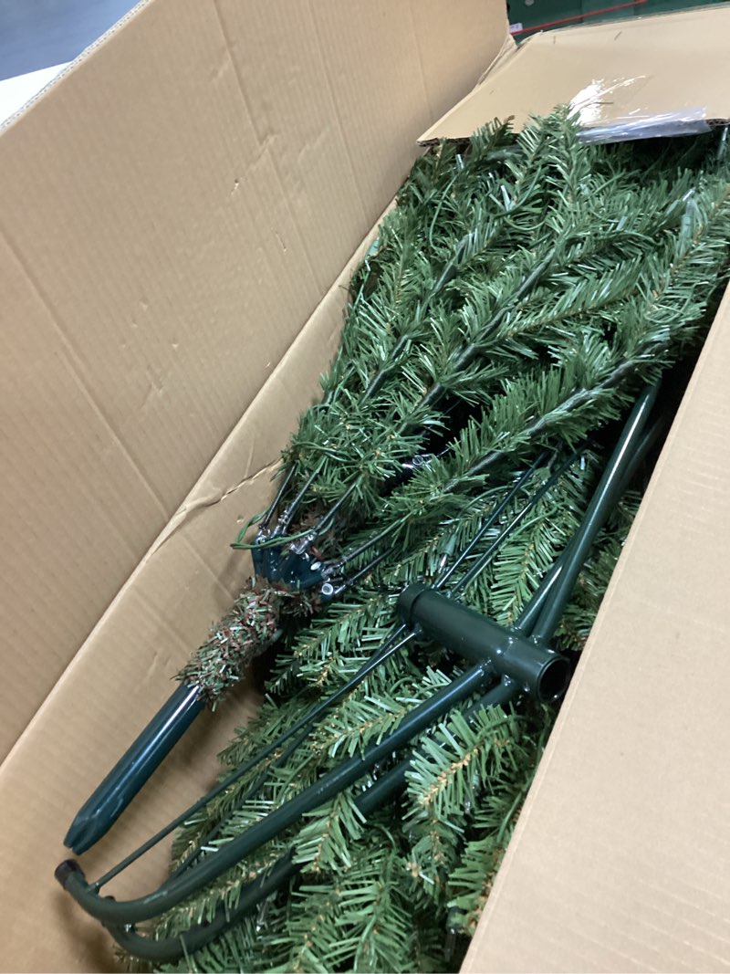 Puleo International 6.5 ft. Prelit Incandescent Slim Fraser Fir Artificial