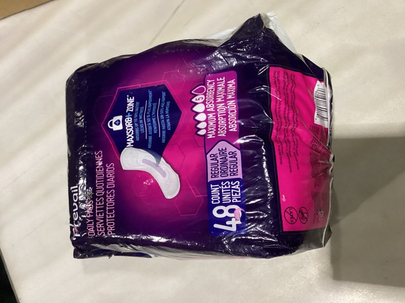 Condition photo showing New/Like New for Prevail Incontinence Bladder Control Pads for Women, Maximum Absorbency, Regular Length, 192 Count 48 Count (Pack of 4)