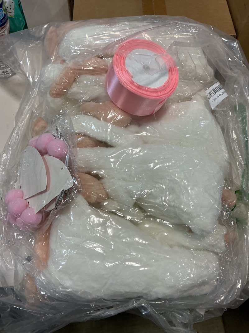Condition photo showing Good Condition for one silly goose birthday decoration 10 sets 12 inch soft goose stuffed animal hat adoption cards with wood table decor adopt birthday gifts(pink)