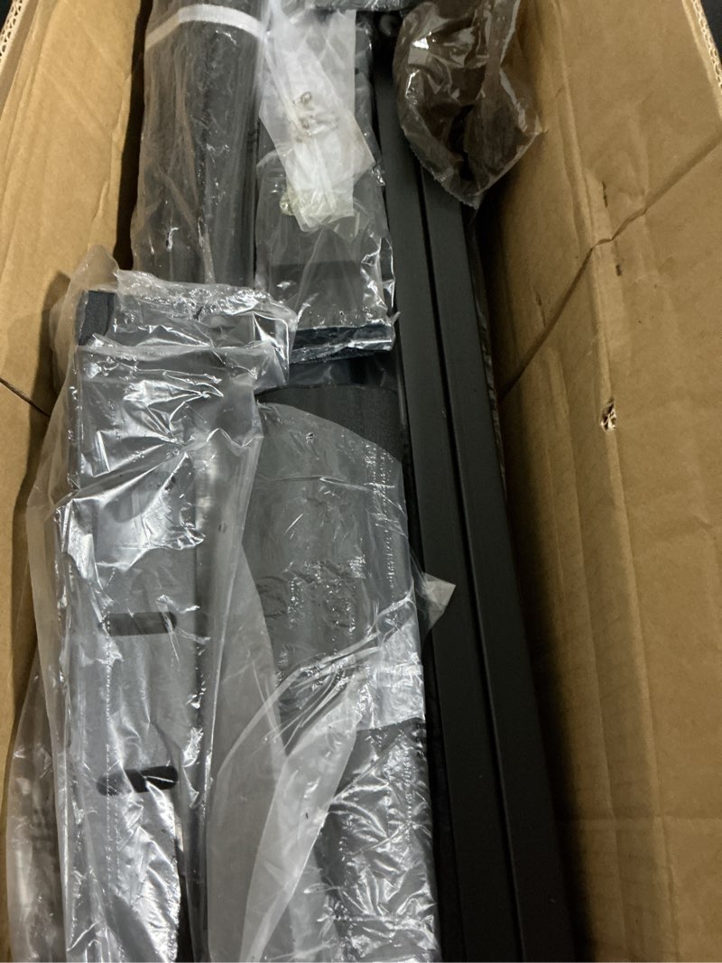 Condition photo showing Good Condition for metal platform bed frame king size, 14 inch height with heavy duty steel support, no box spring needed, easy assembly and underbed storage,black king 14 inch