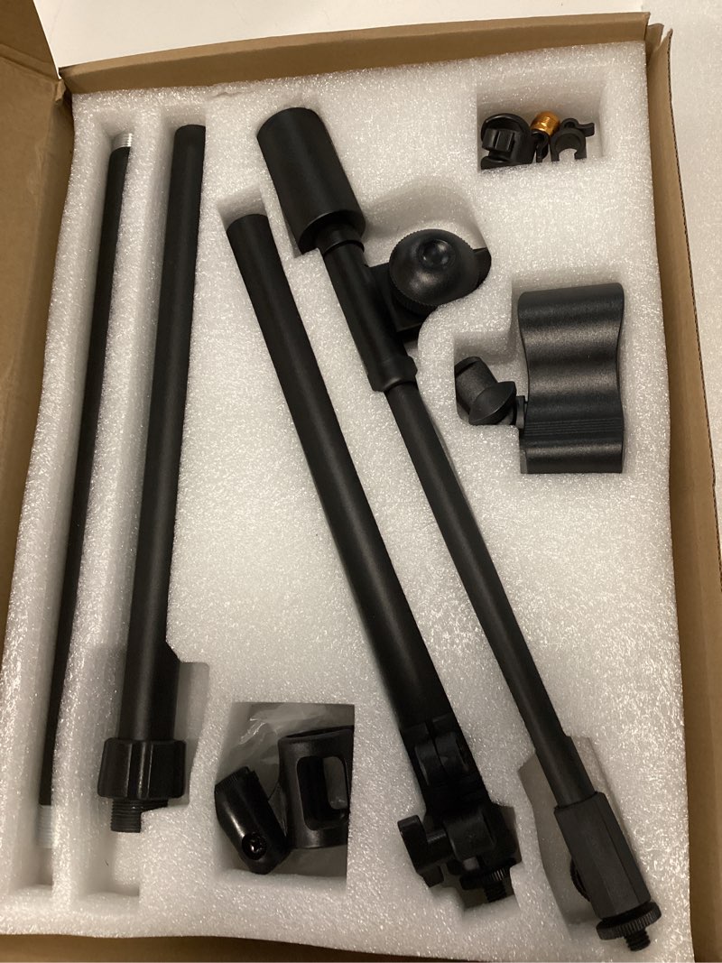 Condition photo showing Good Condition for innogear mic stand, max height 82.28" microphone stand floor detachable boom mic arm stands with weighted base for blue yeti hyperx quadcast shure sm58 samson q2u fifine k669b singing stage