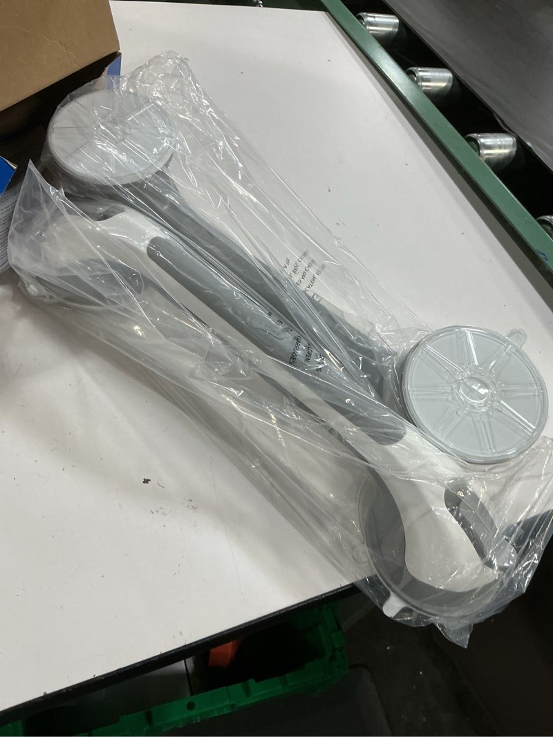 Condition photo showing New/Like New for taili grab bars for bathtubs and showers 2 pack suction grab bar, heavy duty shower handle removable bath handrails for seniors and elderly, bathroom safety grip no drilling waterproof,grey 16.8" gray
