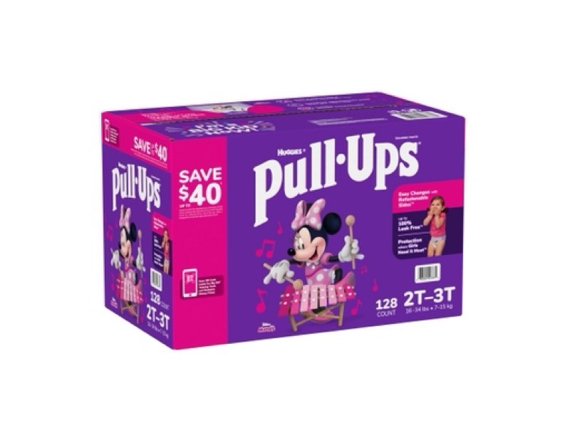Pull-Ups Training Pants for Girls, 2T-3T, 128 ct