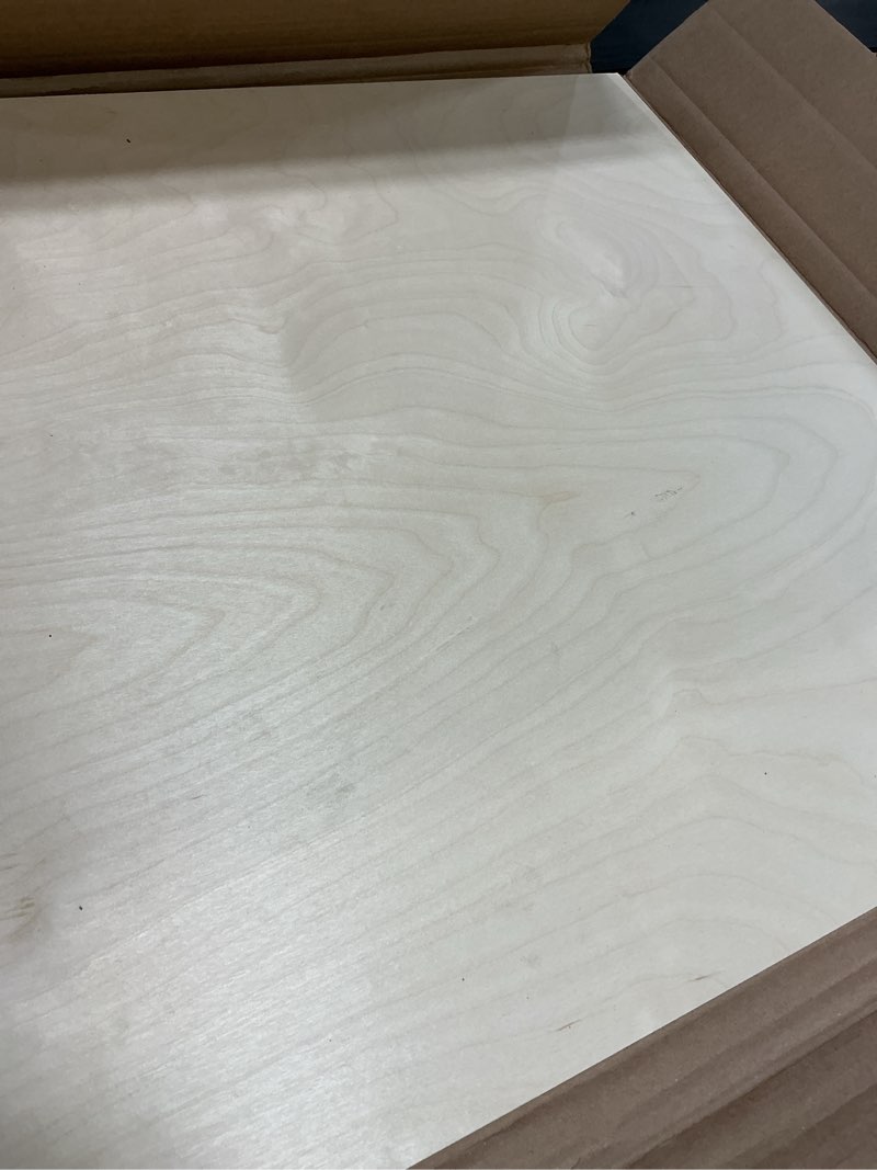 Condition photo showing Good Condition for durasteel 24x60 butcher block countertop - maple solid wood workbench for kitchen, restaurant, cabinet, desk top, wood board, large counter cutting island long, bakery worktable dough - table top only 24" x 60" x 1.5"