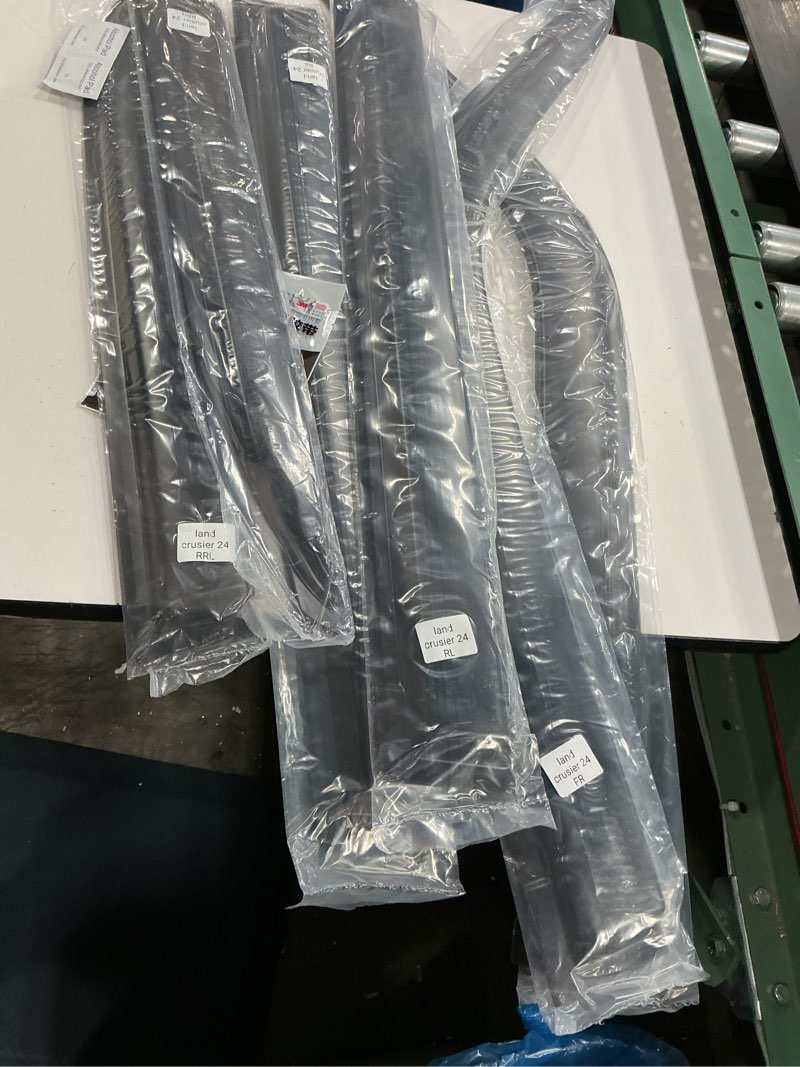 Condition photo showing Good Condition for tape-on rain guards for land cruiser 250 gdj250 trj250 2024 2025 2026, side window deflectors visor rain guards compatible with toyota land cruiser accessories 2024-2026 black