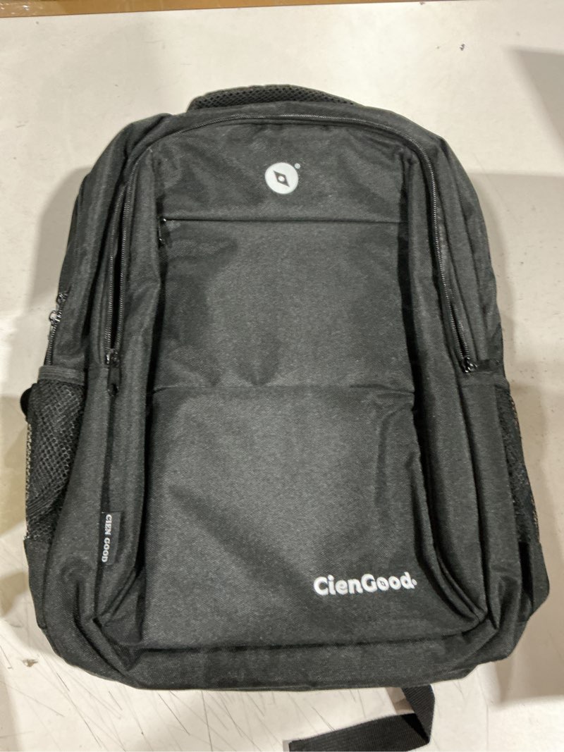 Condition photo showing Good Condition for laptop travel backpack, business anti-theft slim laptops backpack personal item bag, water college computer bag fits 15.6 inch carry on backpack, gift for men & women 1-black