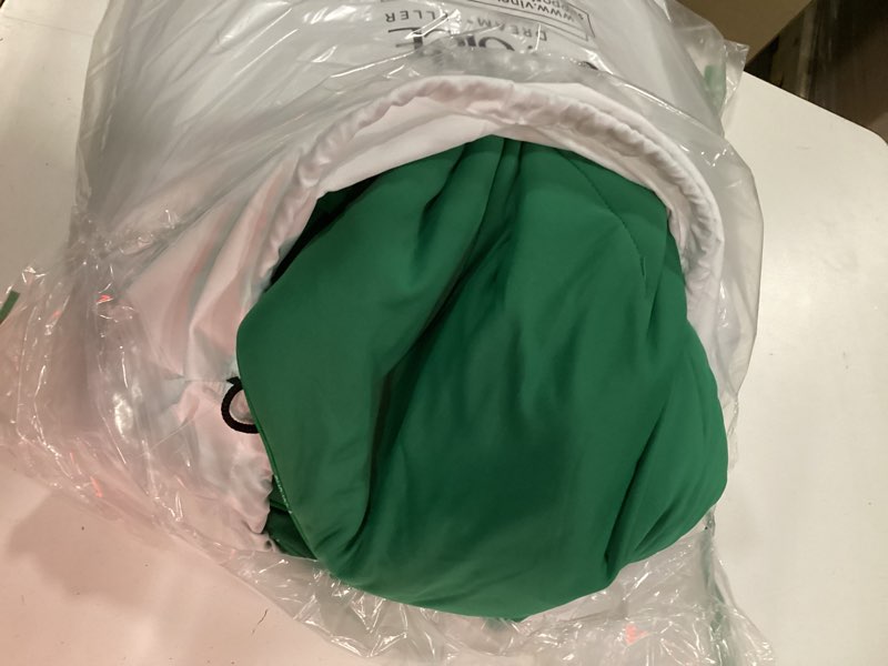 Condition photo showing As Is for soft cooling comforter, full/queen cooling blankets for hot sleepers, double-sided all-season cold breathable lightweight blanket for night sweats, emerald green, 90''x90'' emerald green full / queen (90"x90")