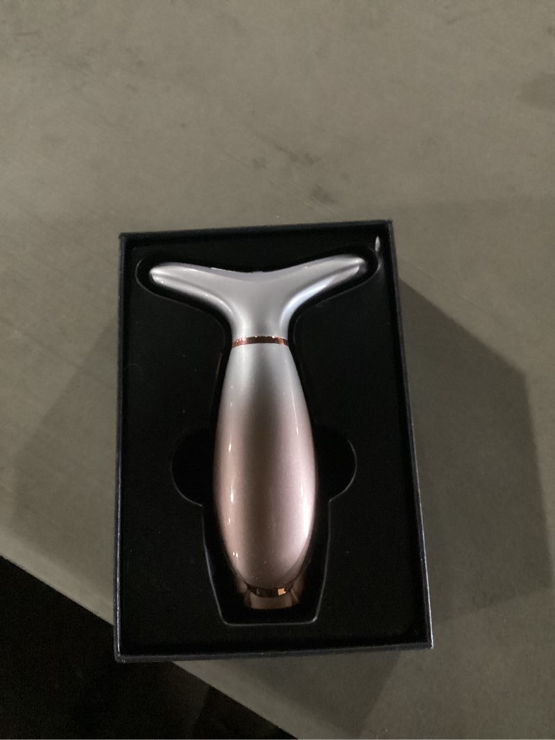 Condition photo showing New/Like New for Facial Massager, 7 Colors Red Light Therapy for Face and Neck, Face Lift Device with 113°F Heating Vibration for Multi Skin Care