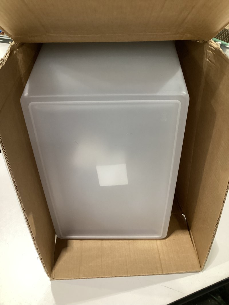 Condition photo showing Good Condition for 15 Quart Stackable Plastic Storage Bins with Lids,Container to Organize Shoes and Crafts on Closet Shelves,Garage, Totes, Tubs Boxes Organizing 4 Pack (4L), SIMILAR TO STOCK PHOTOS