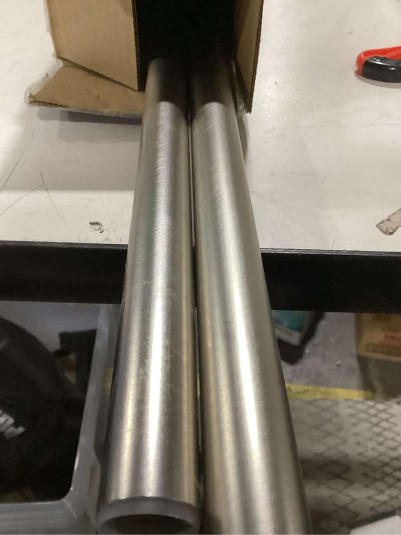 Condition photo showing Good Condition for Umbra Twilight Curtain Rod Set – Wrap Around Design Ideal for Blackout or Room Darkening Panels, 66 to 144 Inches, Nickel Nickel 66" to 144"