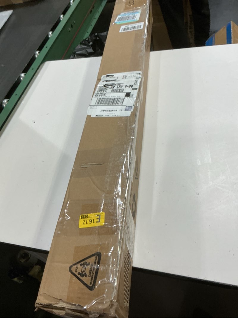 Condition photo showing New/Like New for Moen Curved Adjustable Spring Tension No Drill Shower Curtain Rod for Bathroom, Brushed Nickel Finish, CSR2172BN Brushed Nickel Curtain Rod