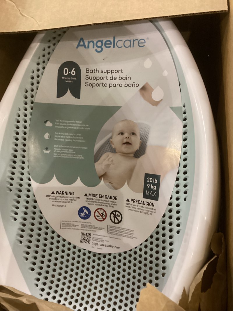Condition photo showing New/Like New for Angelcare Baby Bath Support (Aqua) | Ideal for Babies Less Than 6 Months Old