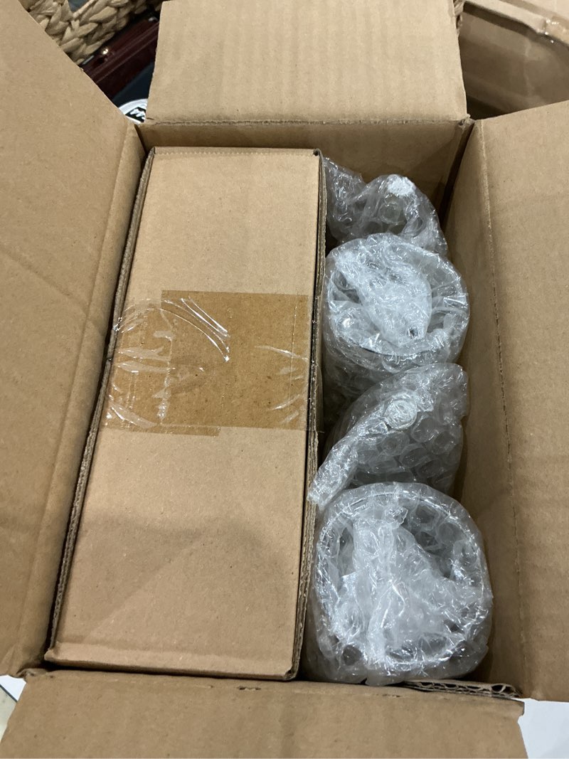 Condition photo showing Good Condition for jolly chef 100 pack plastic champagne flutes disposable 4.5 oz gold glitter plastic champagne glasses for wedding, thanksgiving day, christmas 4.5-glitter-100