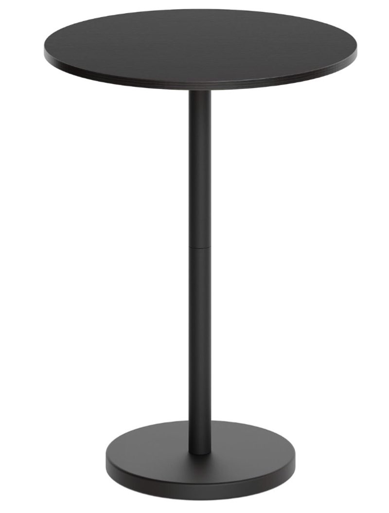 yatiney bar table, round bar table, counter height table, pub cocktail table, metal frame, for bistr