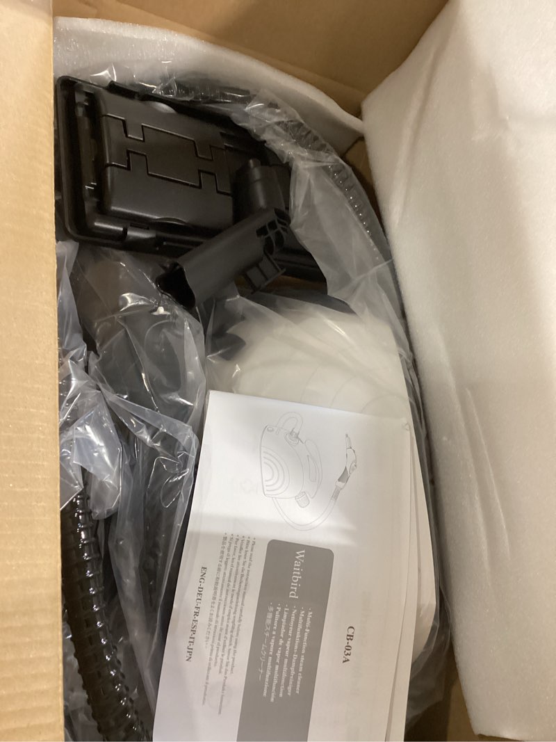 Condition photo showing Good Condition for steam cleaner,household steam cleaner,handheld steam cleaner with 21 accessories,248 ° f high temperature,suitable for cement slurry,flooring,sofas,interior decoration,toys, oil stains,ovens white