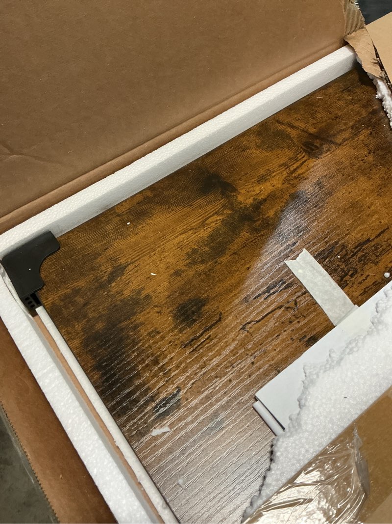 Condition photo showing Good Condition for piskyet dog crate topper wood countertop for 48 42 36 30 24 inch dog cage, dog crate cover,dog kennel topper(crate not include) (rustic brown, for 24 inch crate) 24.0"l x 18.2"w x 0.6"h rustic brown