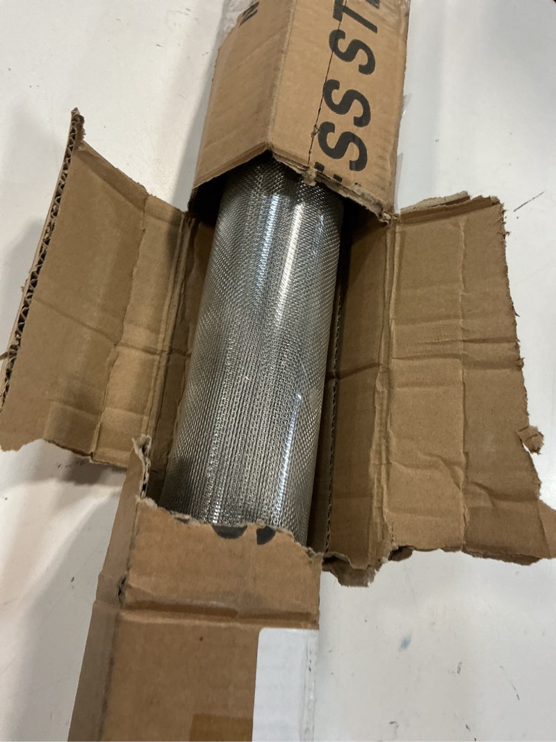 Condition photo showing Good Condition for heavy-duty stainless steel mesh screen#18mesh wire dia:0.23mm size:48"x118"(122x300cm) 304 stainless steel window screen mesh 48"x118"(122x300cm) 18meshx0.23mm