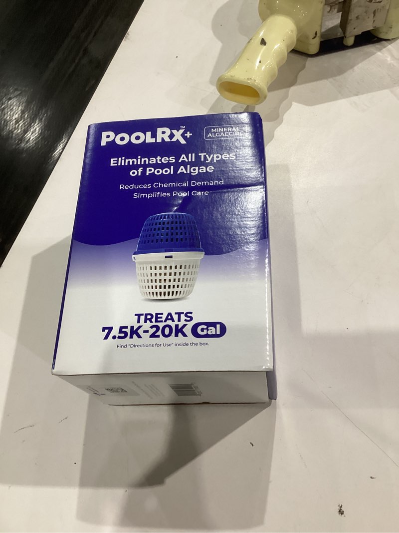 Condition photo showing New/Like New for PoolRX+ pool unit 7.5k-20k gallons
