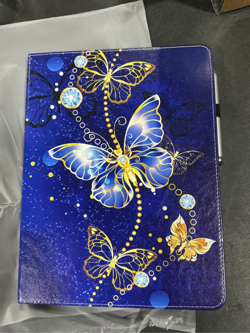Condition photo showing New/Like New for Case for iPad Air 13 Inch Case 2025 M3/2024 M2, Auto Wake/Sleep Supports Pencil Pro and Pencil(USB-C) Flip Wallet Cover, Diamond Butterfly Diamond Butterfly iPad Air 13 Inch (M3) 2025 /(M2) 2024
