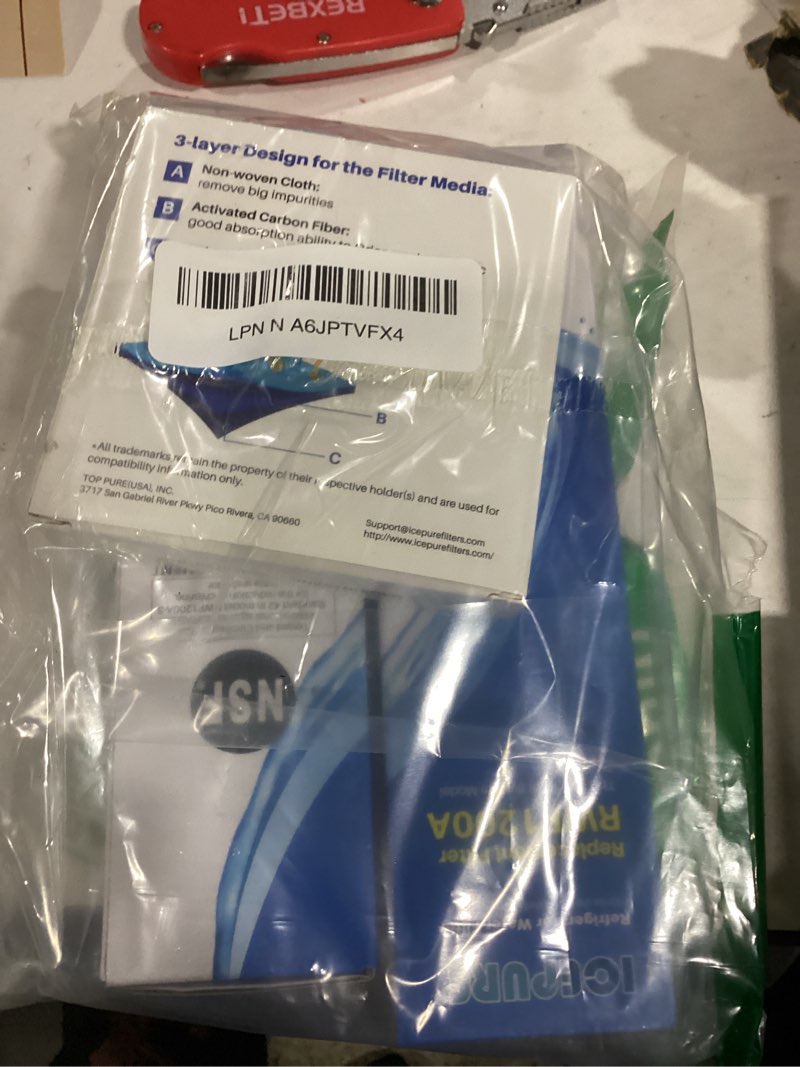 Condition photo showing Good Condition for ICEPURE 46-9690 Replacement for LG LT700P ADQ36006101, Kenmore Elite 46 9690, LFXC24726S, 469690, ADQ36006102 LMXS27626S LFXS30766S Refrigerator Water Filter and LT120F Fresh Air Filter,2Combo Chlorine, Odor Removal