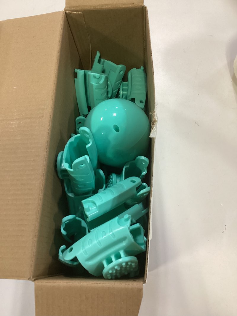 Condition photo showing Good Condition for Weighted Hula Circle with 26/32 Links(56-66 Inch) for Adults Weight Loss, Infinity Fitness Hoop Plus Size, for Women Smart Exercise Equipment 56-66inch 26Links-Blue Green