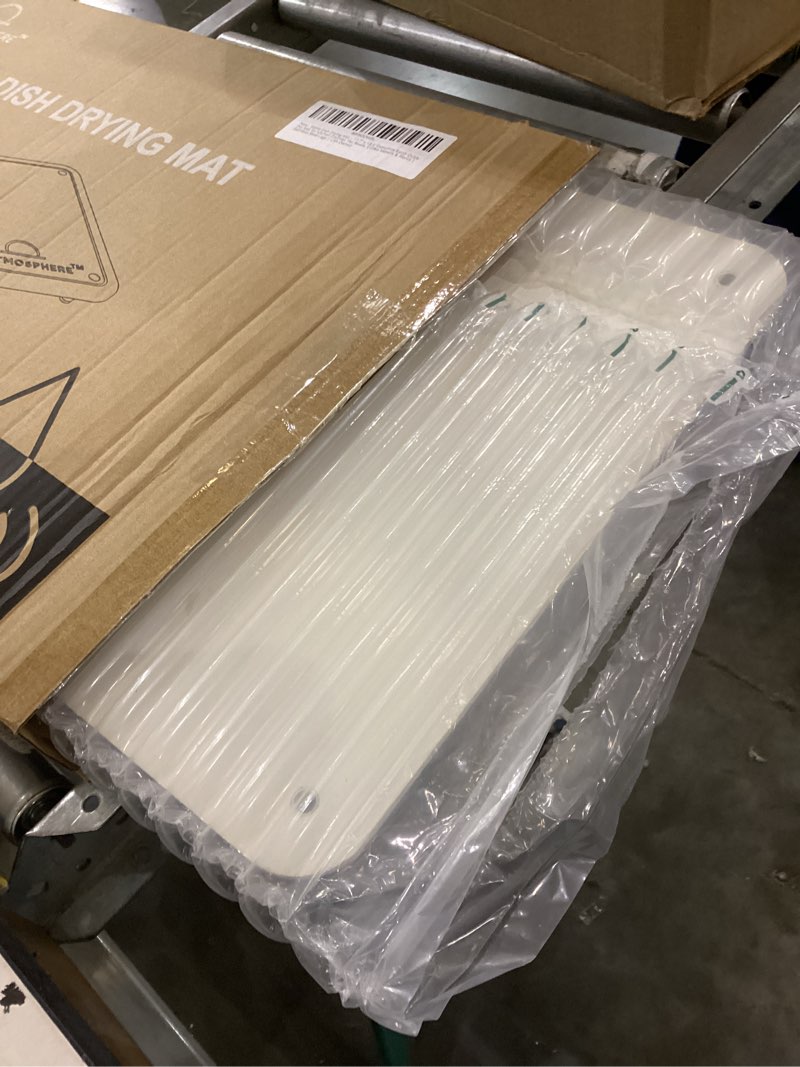 MATMOSPHERE Stone Drying Mat For Kitchen Counter, Large Natural Dish Drying Mat, Quick Drying And Fa