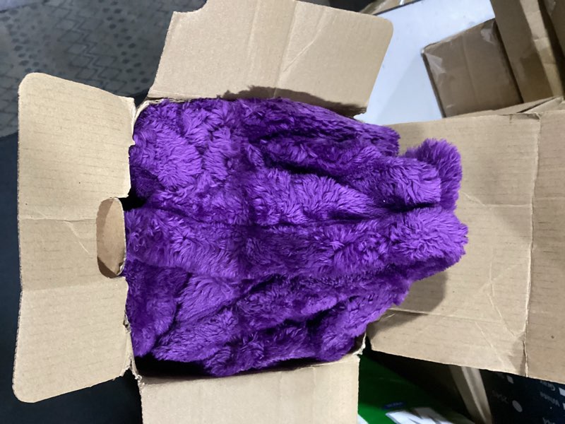 Condition photo showing Good Condition for bedsure gentlesoft purple fleece blanket for couch - cozy soft blankets for women, cute small throws for girls, 50x60 inches purple throw (50" x 60")
