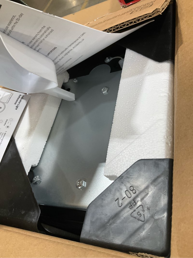 Condition photo showing Good Condition for silonn nugget ice maker countertop, ice basket with handle, quiet operation & self cleaning ice machine, chewable ice, 33 lbs/24h, portable pellet ice maker with scoop for home, kitchen and office stainless steel nugget ice-33 lbs