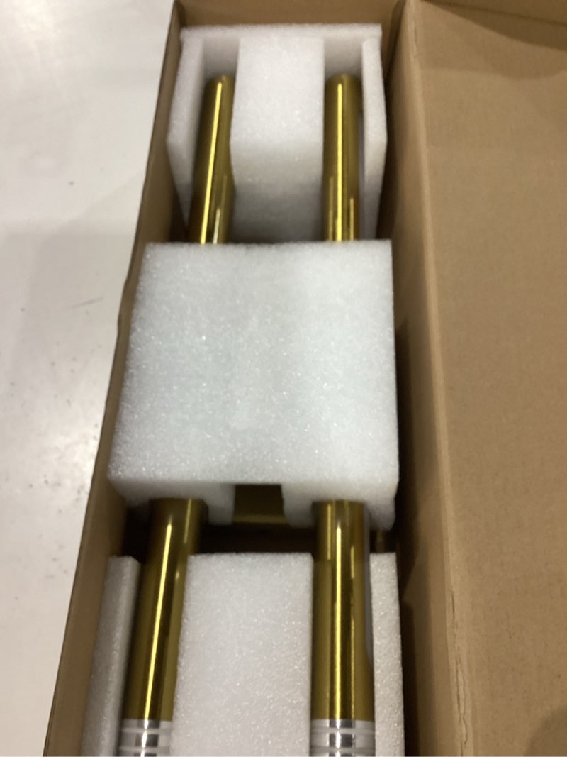 Condition photo showing New/Like New for epinl gold vanity light for bathroom, 32 inch 5cct dimmable bathroom lighting fixture over mirror, modern brush gold led vanity lights, 360° rotatable bathroom lights gold 32 inch