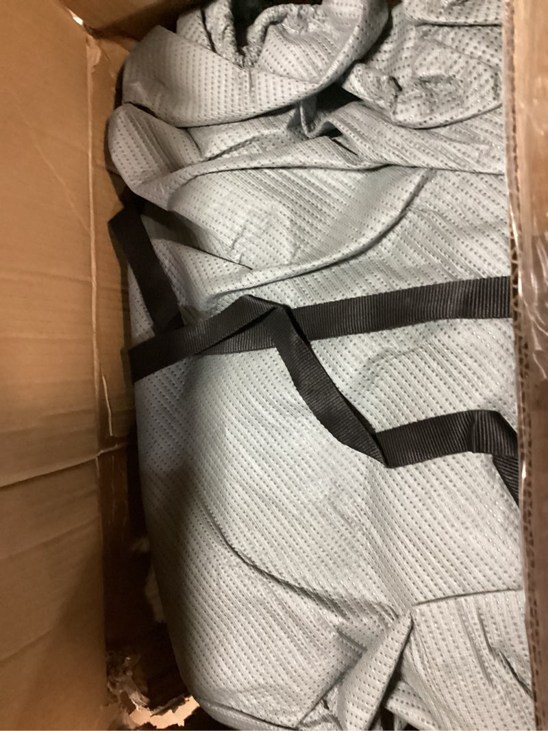 Condition photo showing Good Condition for travel trailer cover rv cover,color gray,beige,160g ssfs 4 layer polypropylene fabric,fits most sizes (gray, 14-16 feet) gray 14 - 16 feet