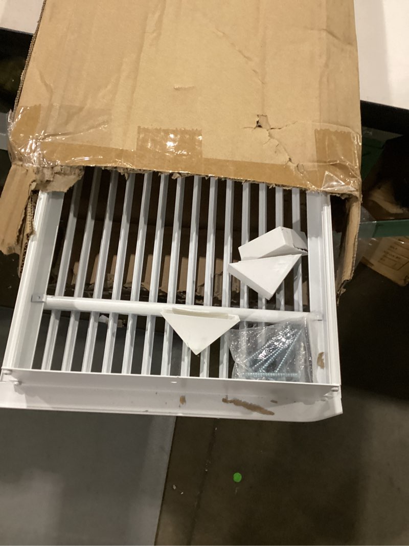 Condition photo showing Good Condition for linear bar air grille 32" x 8", aluminum air supply/return grilles,easy air flow,removable grille/door-hvac air vent cover,white[outer dimensions: 32.8"w x 8.8"h]