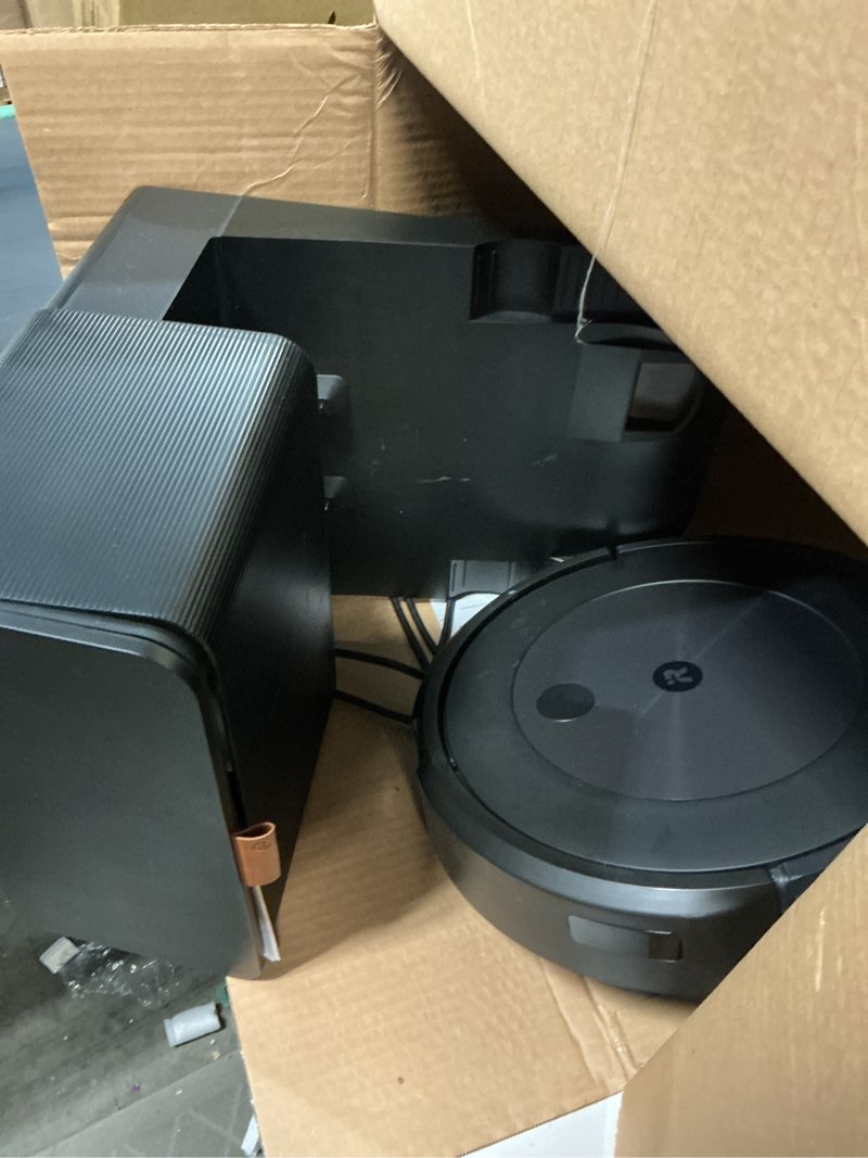 Condition photo showing As Is for irobot roomba j7+ (7550) self emptying robot vacuum (renewed premium) graphite