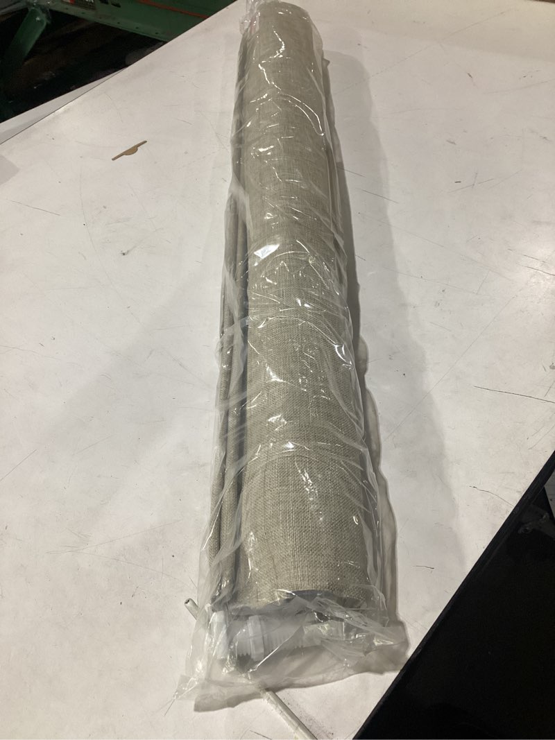 Condition photo showing Good Condition for lazblinds no tools no drill cordless roman shades for windows, blackout thermal insulated uv blocking window blinds, lightweight fabric blinds for indoor windows, 20" w x 60" h, blackout - beige beige 20" w × 60" h