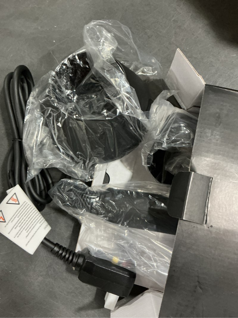 Condition photo showing New/Like New for FUNTIN Hair Dryer, Blow Dryer with Diffuser Brush Comb for Women 4C Thick Curly Hair 1800w-Professional Black Rose Golden Black